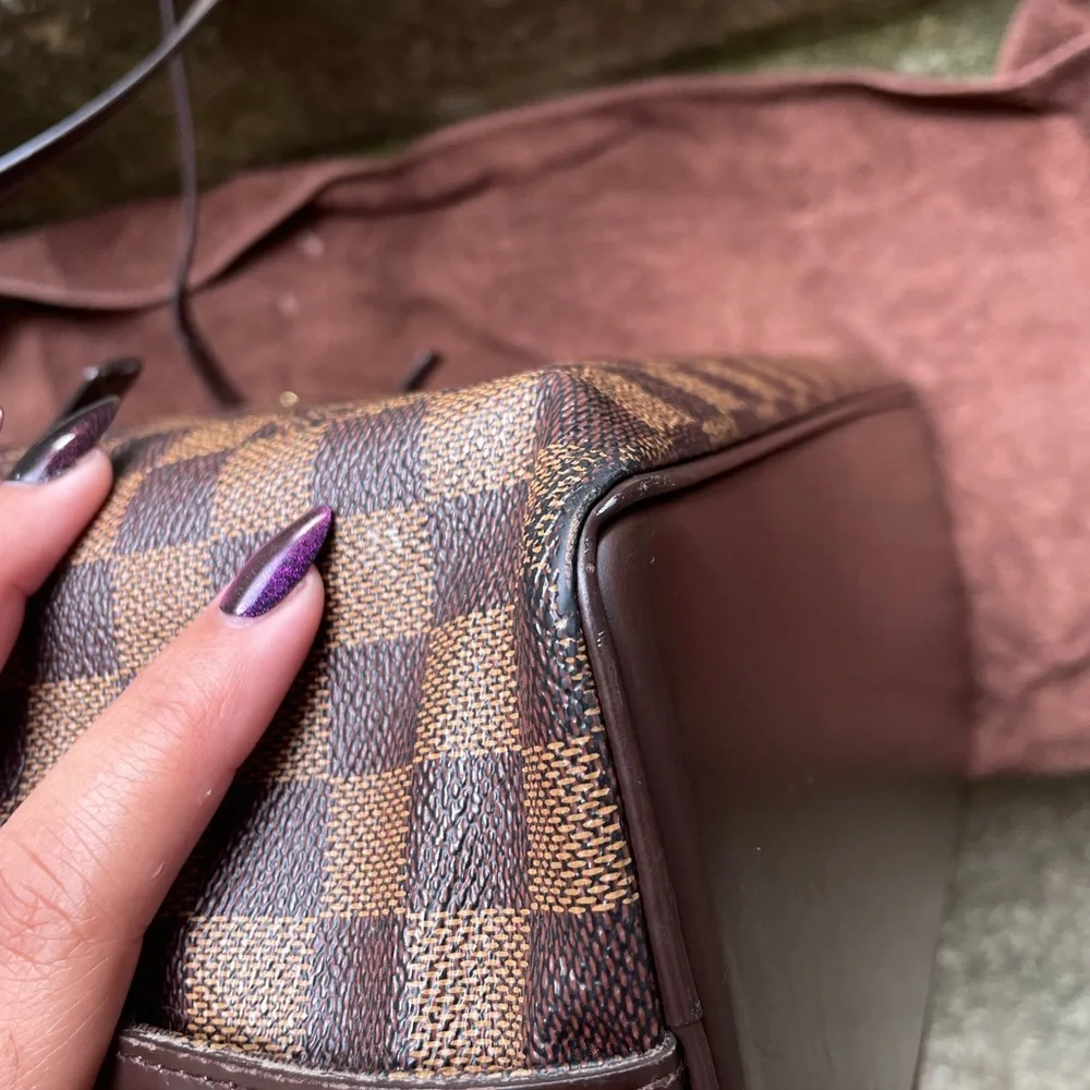 Louis Vuitton Brown Checkered Tote - Picture 13 of 16